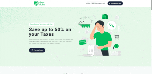 Clear Claim: Tax Manager Landing Page